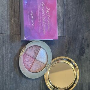 Zephoco Pink Radiance Highlighter Palette - 4 Shade Glow